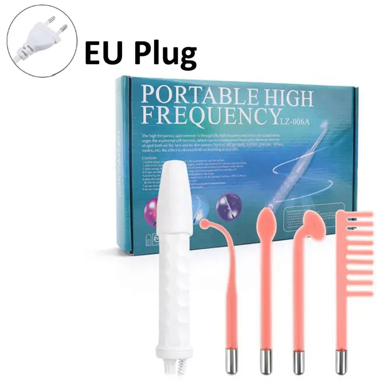 4 en 1 électrique portatif pour le visage outils de beauté de la peau Portable haute fréquence