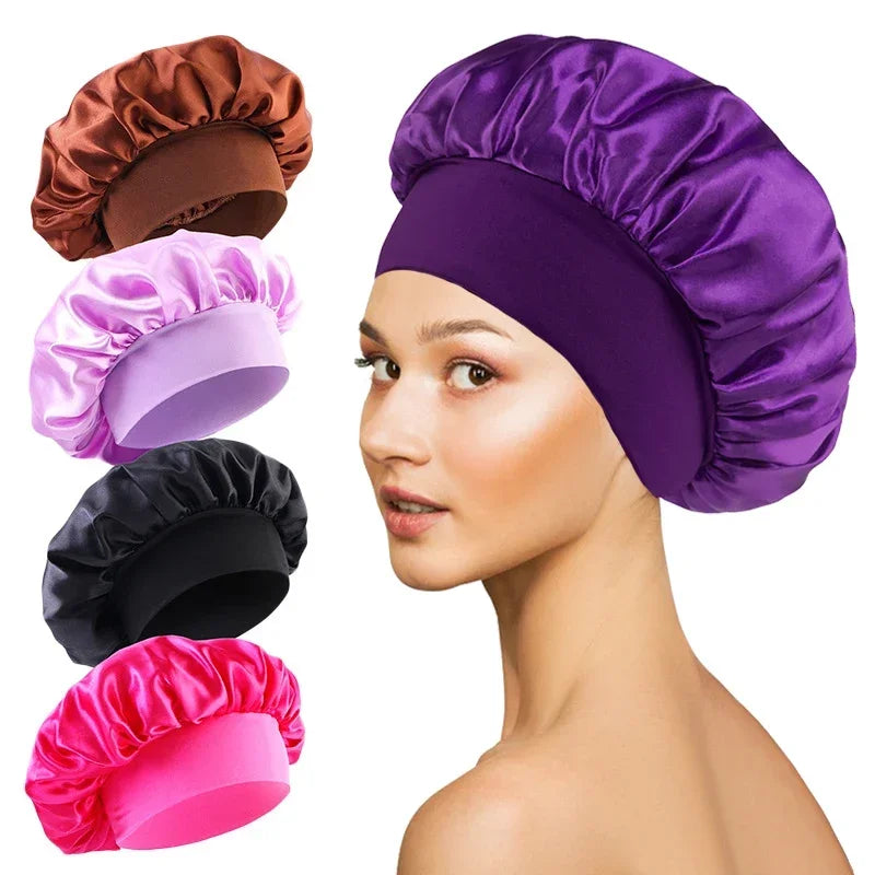 Bonnet doublé en Satin de soie douce